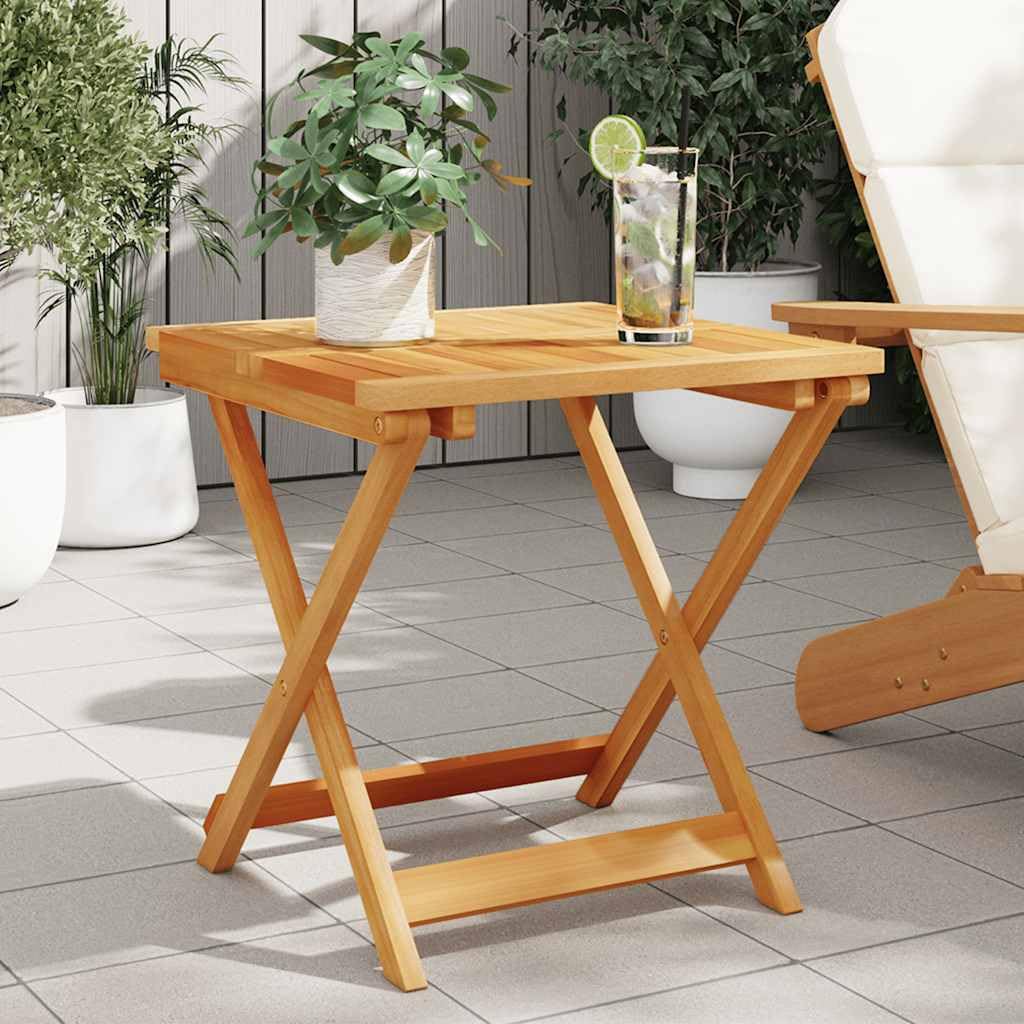 vidaXL Gartentisch, Esstisch mit Klappdesign, Holztisch für Terrasse Garten Balkon, Klapptisch Terrassentisch Gartenmöbel, Massivholz Akazie