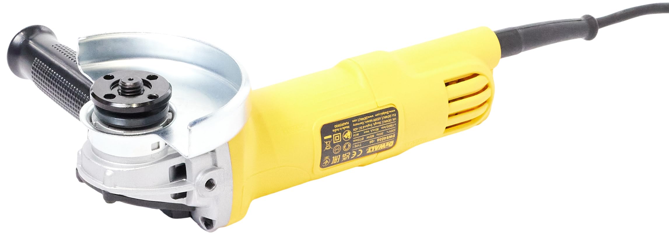 Dewalt DWE4157 schuurmachine, 125 mm, 900 W, met handgreep aan de zijkant