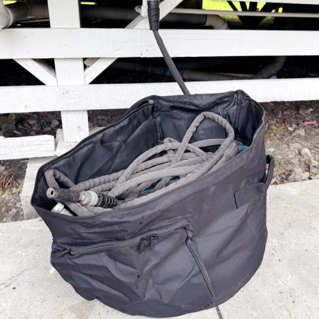 Borsa di immagazzinaggio impermeabile del tessuto degli organizzatori del tubo del giardino con cerniera portatile per gli strumenti del cortile all'aperto