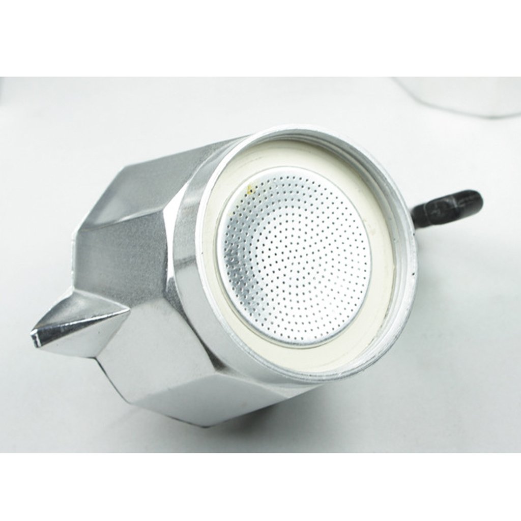 Cafetera de Aluminio Tipo Cafetera de para Espresso Y Latte, 3 Copas