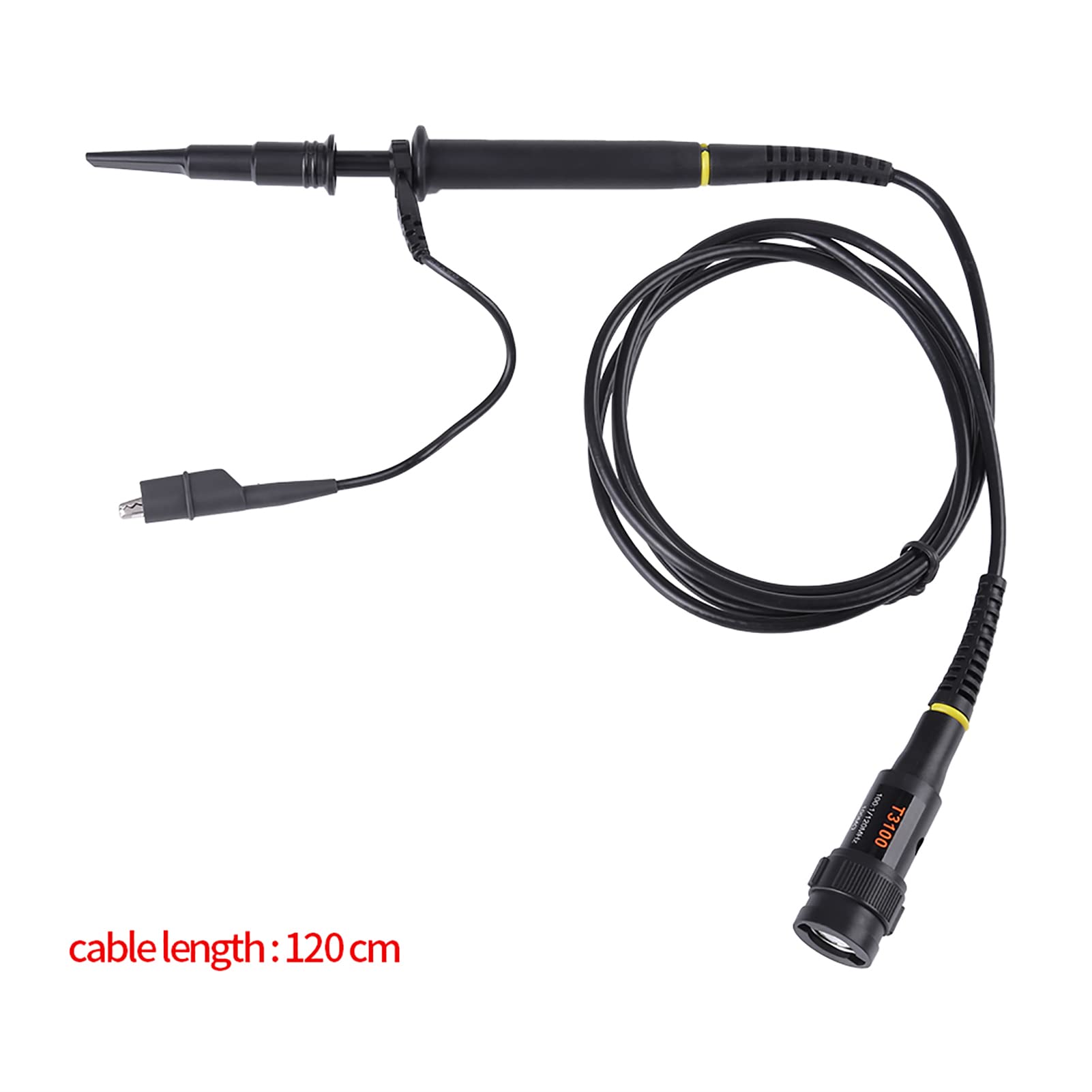 100MHz Sonda de osciloscopio - 1 pieza T3100 X100 100MHz Sonda de alto voltaje para osciloscopio Sonda de alto voltaje de para la mayoría de los osciloscopios