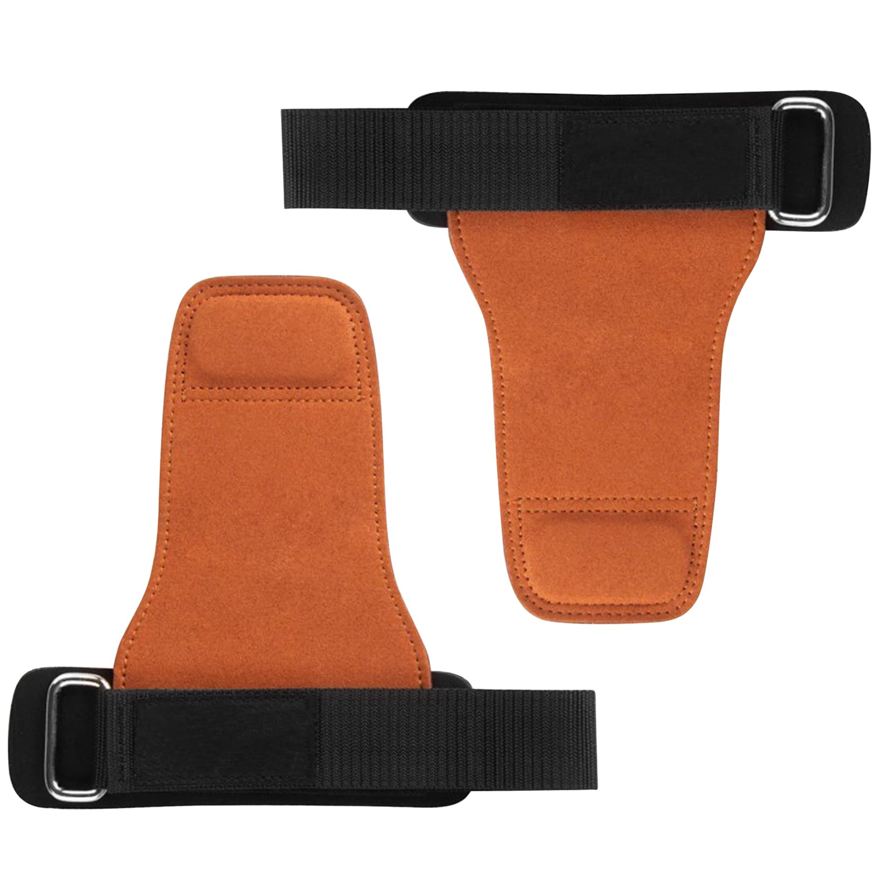 WisfunllyWeight Lifting Wrist Hooks Straps, Heavy Duty Wrist Wraps for Deadlift Gloves and Grip Pads for Maximum Grip Support Gym Power Training Workout Exercise Fit Men Women