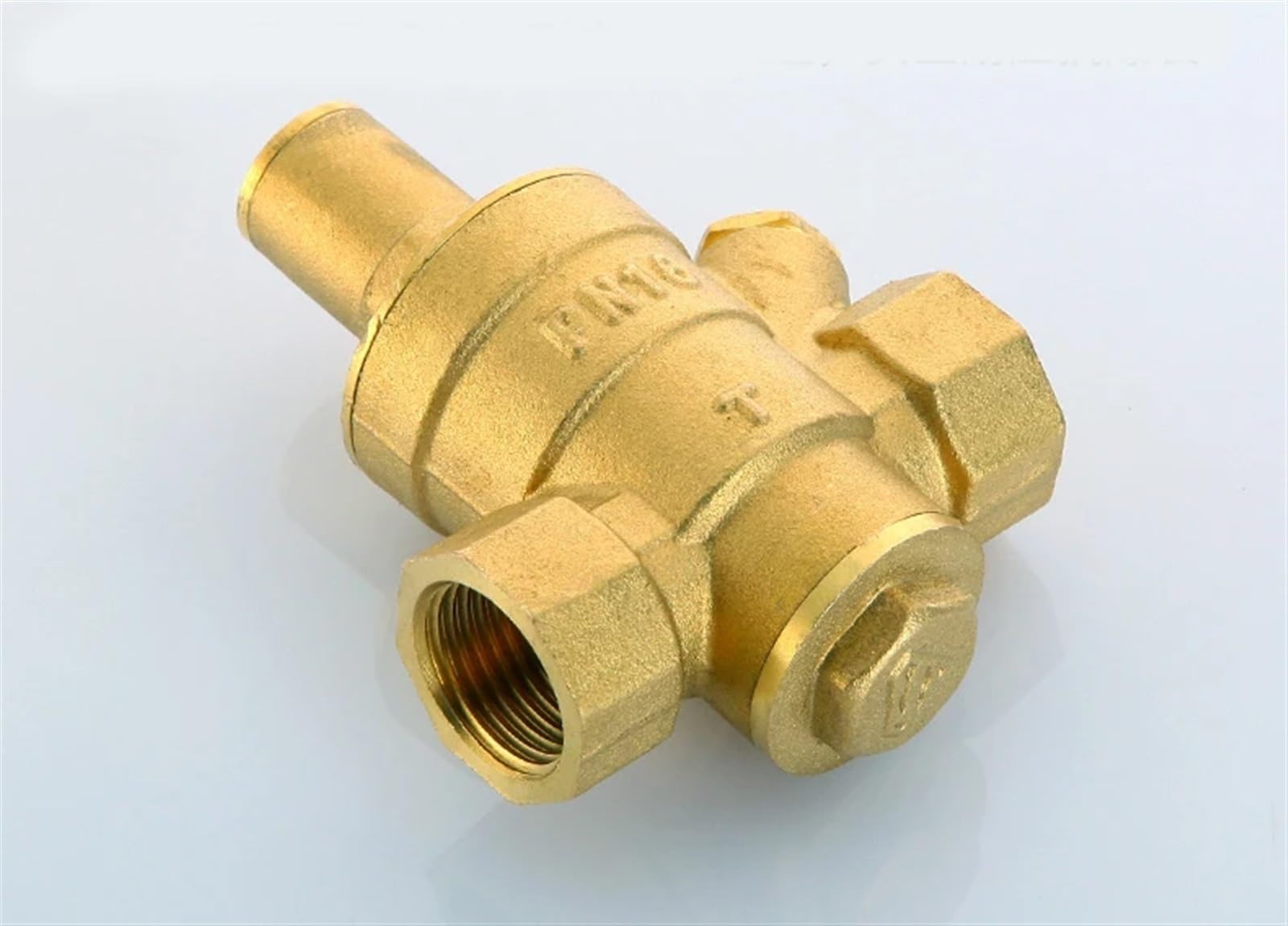 Válvula reguladora de presión de Agua de latón, Válvula Reductora de presión de Agua de latón de 2-1/2 ", regulador DN65, válvula de Alivio Ajustable, válvula Reductora de Agua