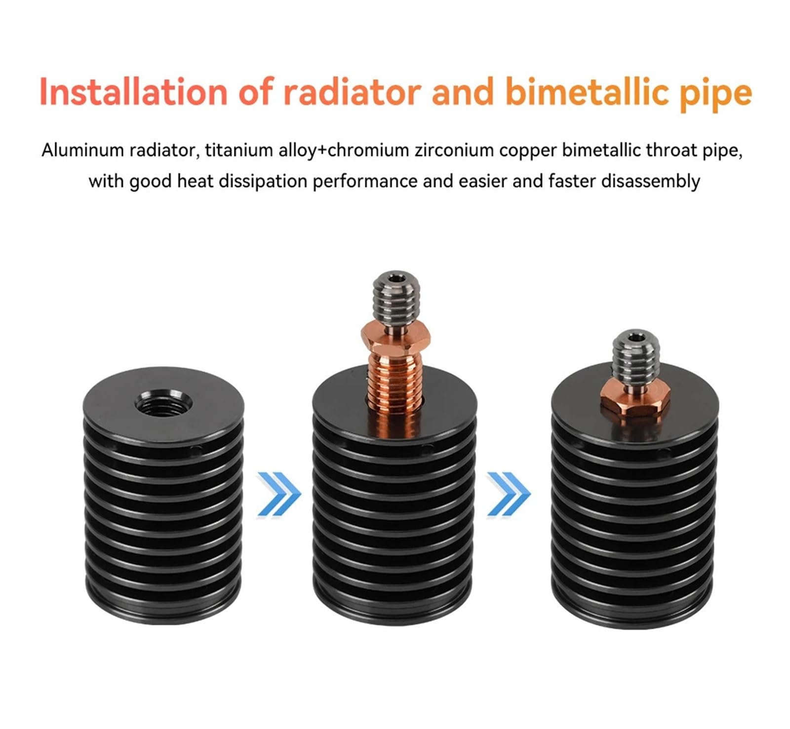 Kompatibel mit Voron, V6 Volcano Hotend Kit for 0,1/0,2/2,4