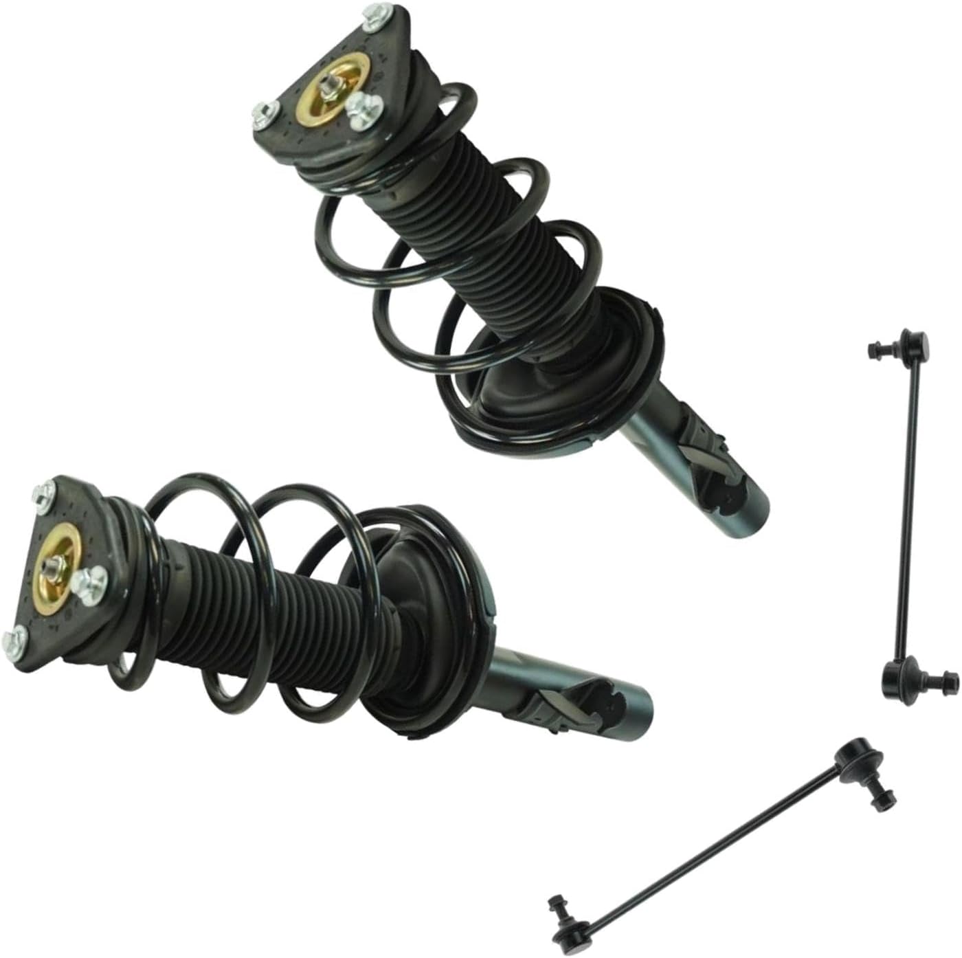 Front Complete Loaded Strut Spring Assembly Sway Bar Kit Set 4pcs for Ford for 2.0L 2012-2013 223-0441 343599299