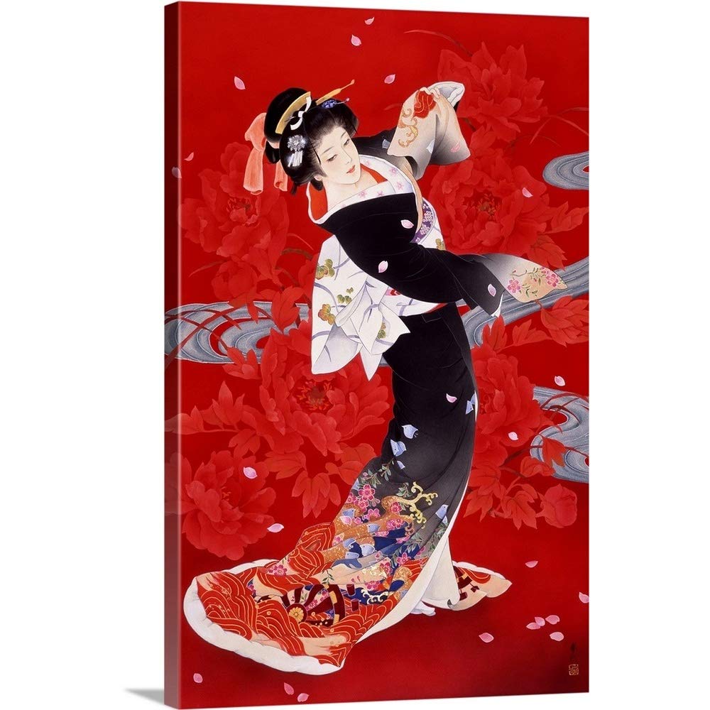 Amazon.co.jp: Haruyo Moritaプレミアムシックラップキャンバス壁