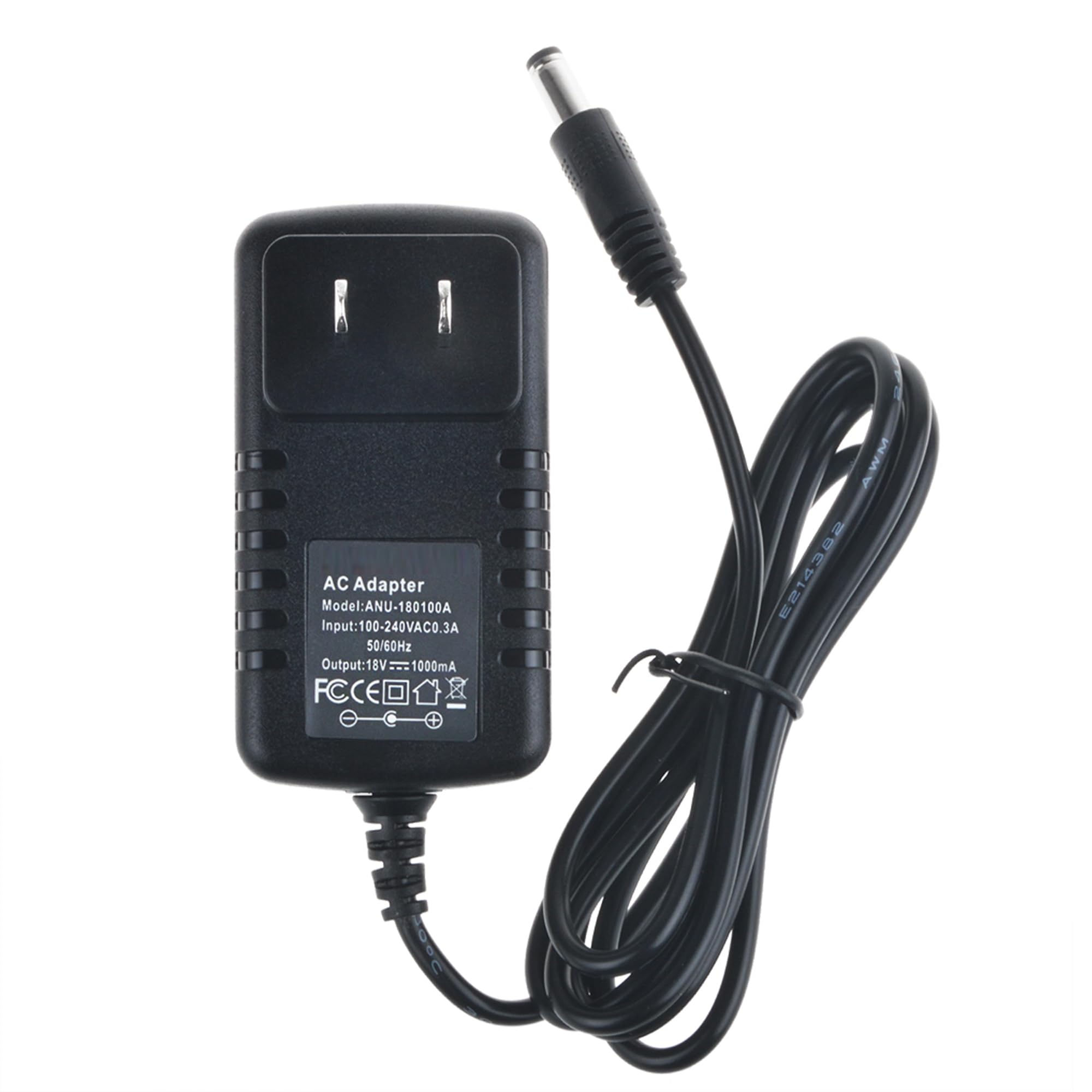 18V 1A Power Supply Adapter, 18 Volts 1 Amps AC to DC Plug 5.5 x 2.1mm & 2.5mm for 18volt 100mA ~ 1000mA Equipment-image-28