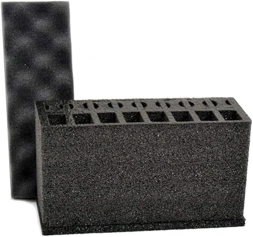 MY CASE BUILDER 16 piezas de espuma para revistas almacenamiento de municiones para latas de munición de calibre 030 Juego de 3 piezas de espuma