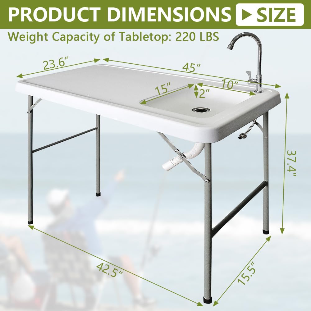 Portable Sink In Fish Fillet Tables & Cutting Boards for sale