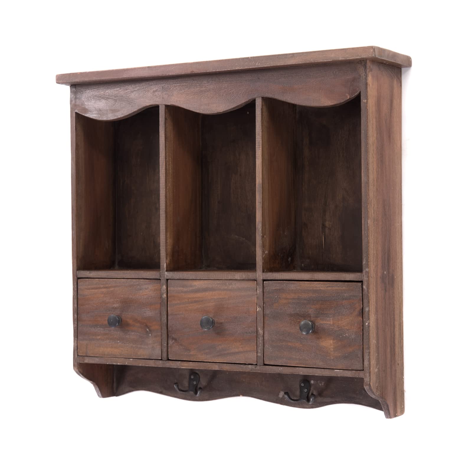 Étagère en bois Belle pour créer une atmosphère vintage et chaleureuse