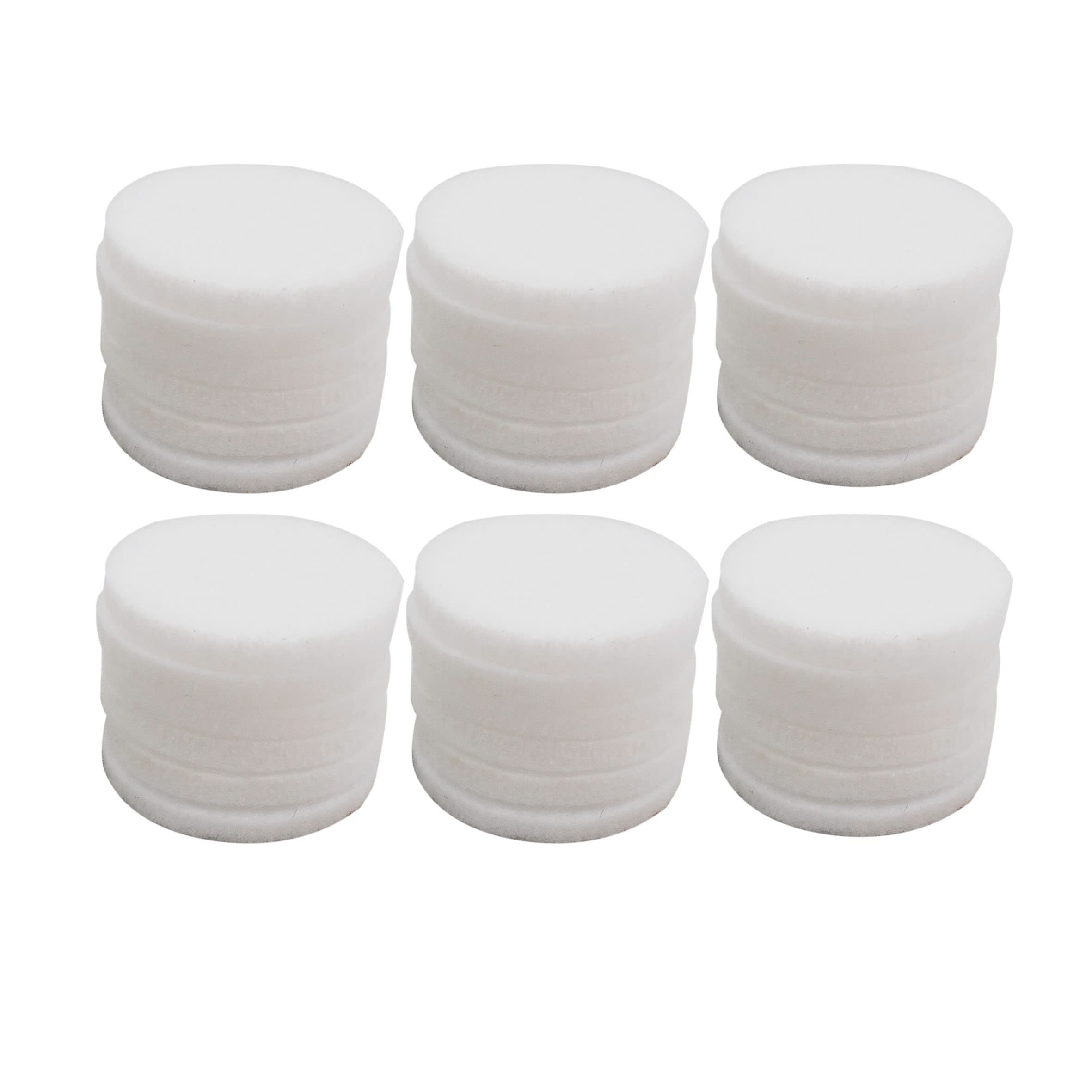 Julie Wang 100 Pieces 30mm White Round Aromatherapy Refill Pads Diffuser Refill Pads Scented Oil Pads for Scent Ball Plug-in Diffuser 1.18inches