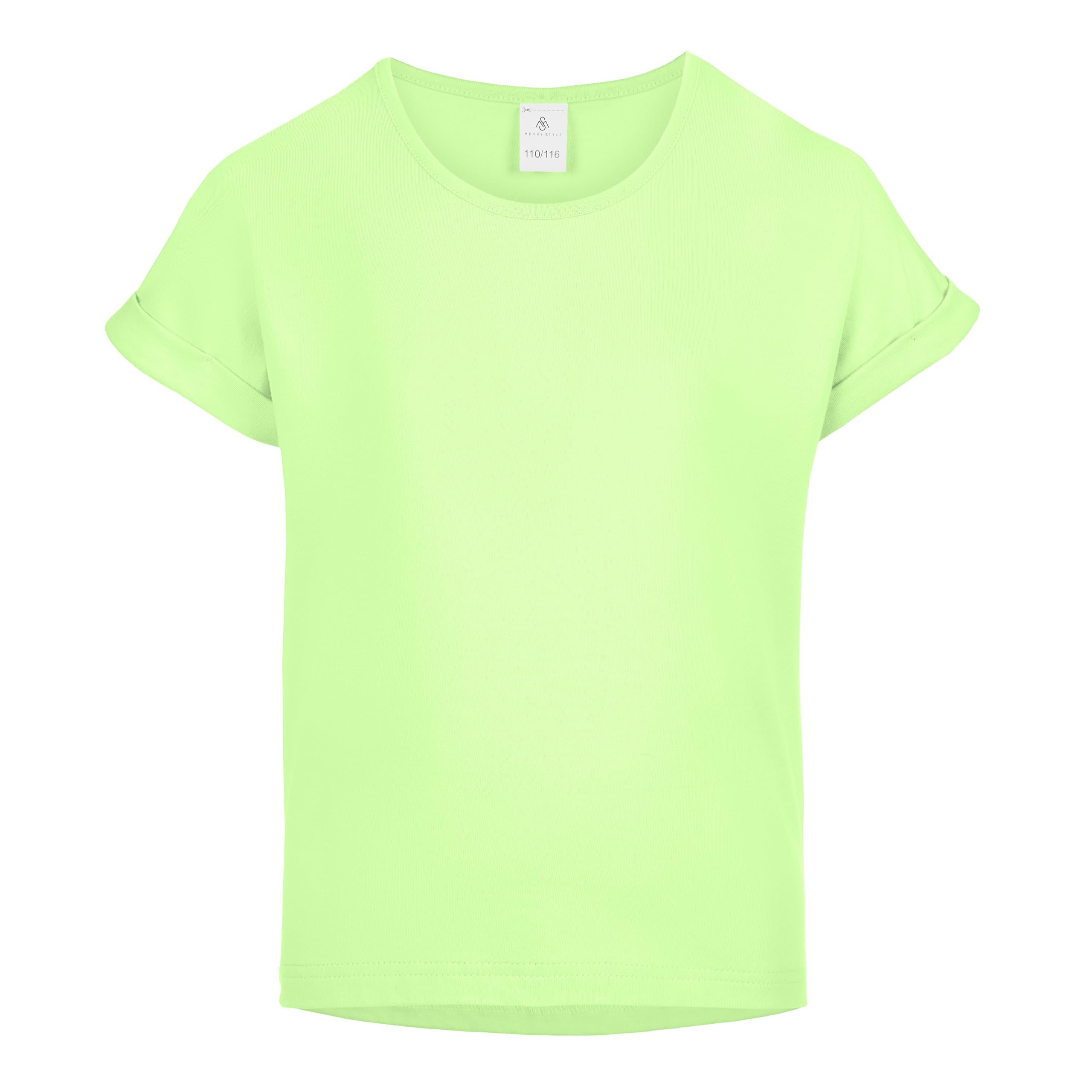 Merry Style T-Shirt für Mädchen aus weicher Baumwolle – Bequeme Mädchenkleidung MS-468