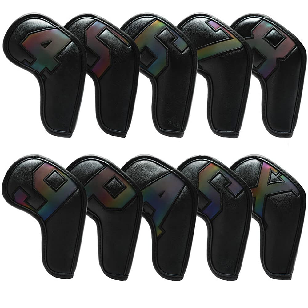 Cubierta De Hierros De Golf, Accorio De Cuero PU Para La Cabeza