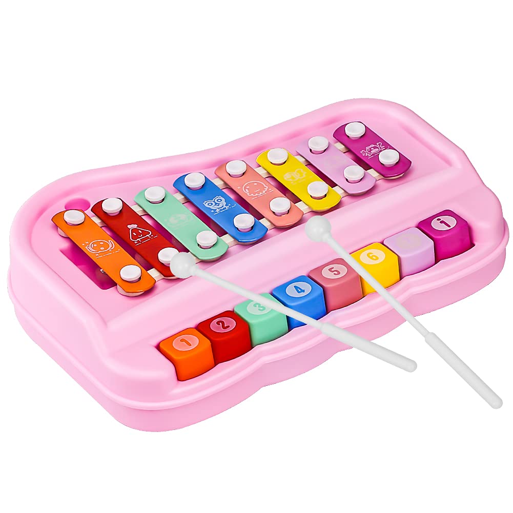 Buy CYY 2 in 1 Baby Piano Xylophone Toy for Kids, 8 Multicolored