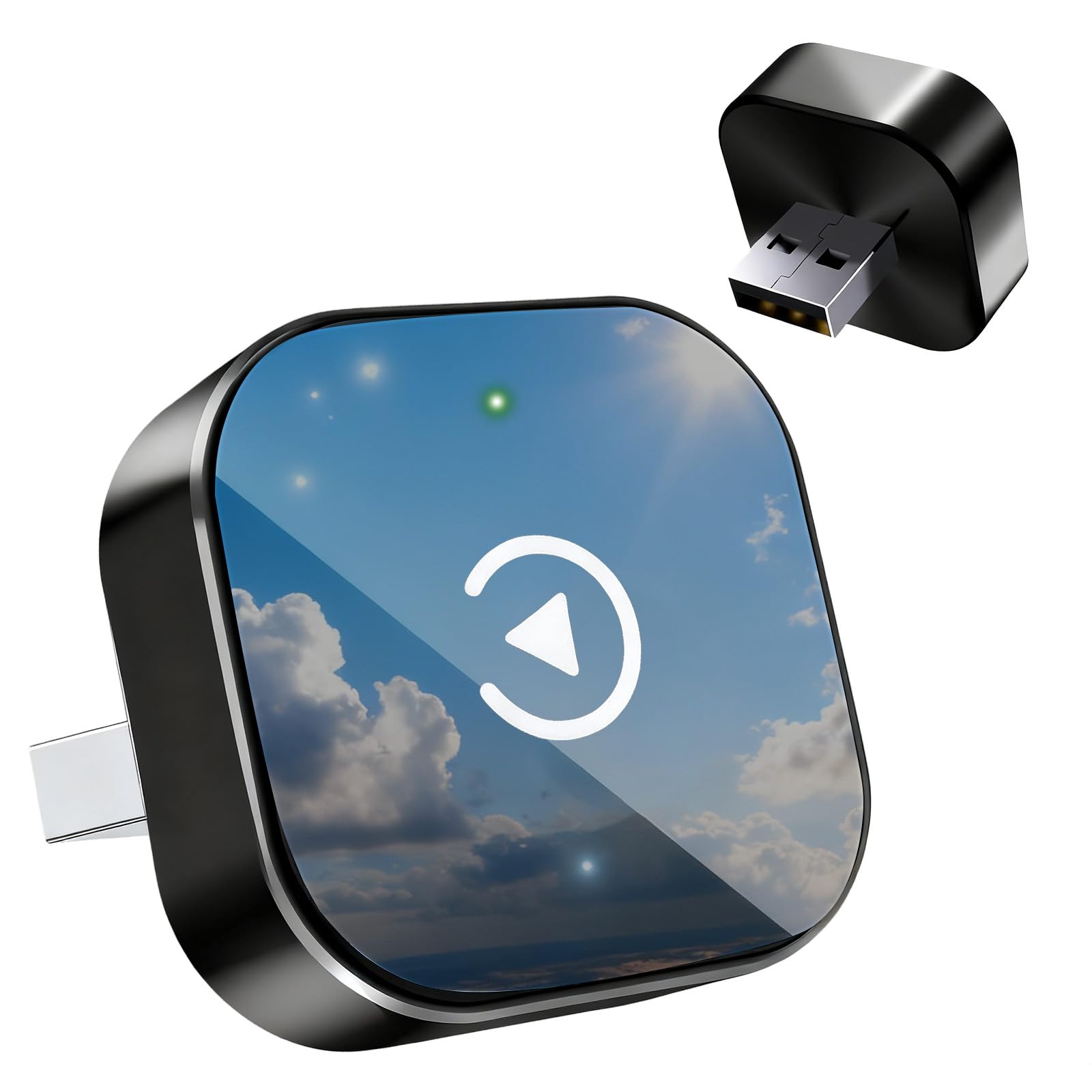 2026 New Wireless CarPlay Adapter for Apple iPhone &Android Small Size, Plug and Play, Fast and Stable Connection Carplay Adapter for CarPlay&Android