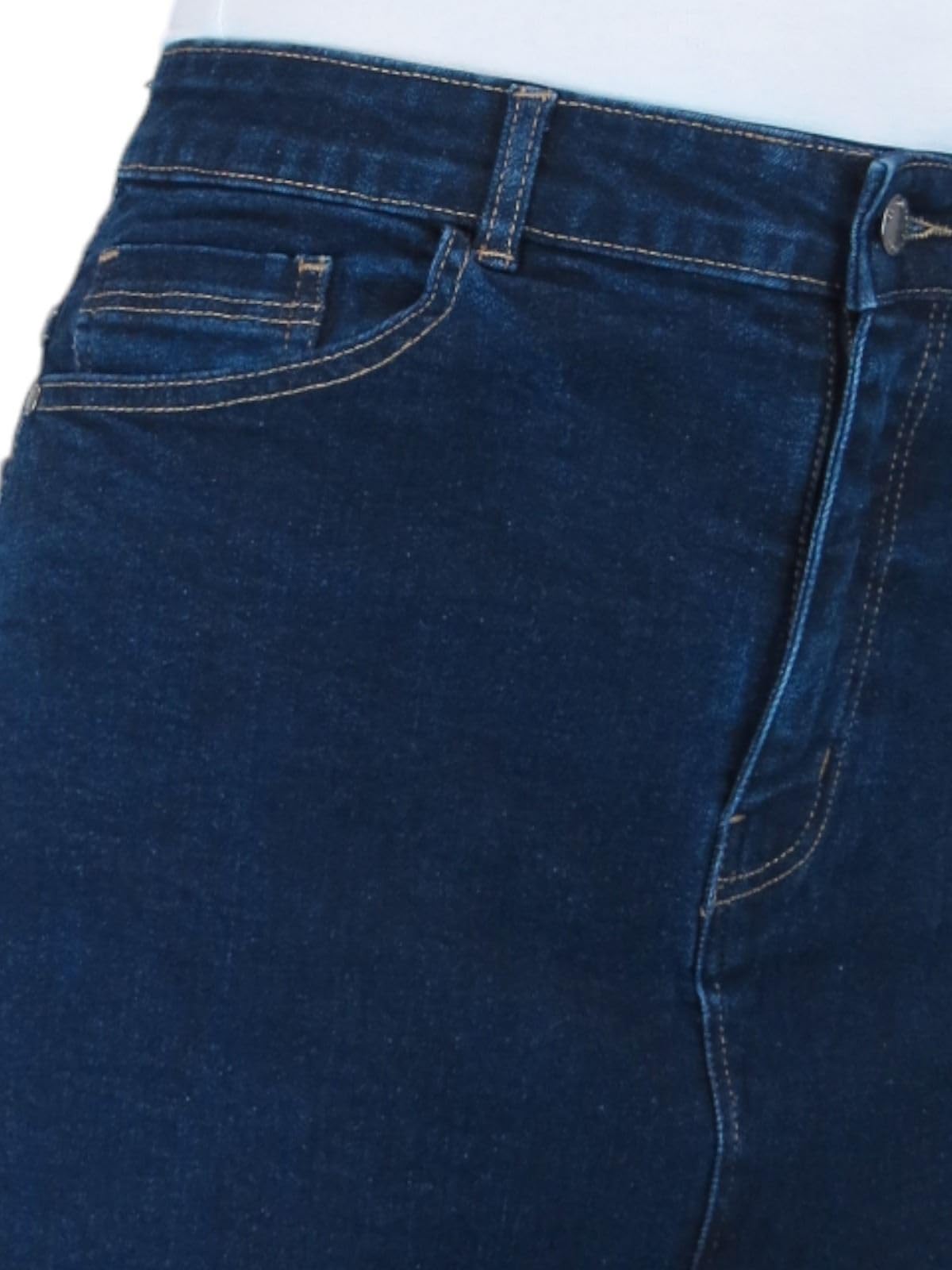 Paulo Due Gonna Jeans Denim Elasticizzato da Donna Gonna Tubino al Ginocchio da Donna 42-54