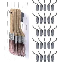 3-inch Wire Hook Model 113 Gray | Compatible with Wall Control | for Tool Wall Organization of Combination Wrenches, Adjustable Wrenches, Hammers, Paint Brushes, Merchandise, and More | 25-Pack