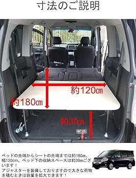 Amazon.co.jp: RK1、2、5、6ステップワゴン 車中泊 ベッド