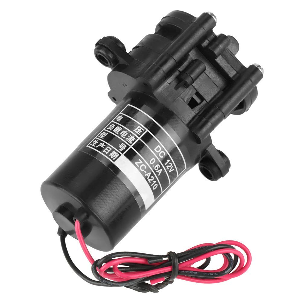 Bomba de Agua Autocebante 12V DC Mini Bomba de Engranajes de Plástico para Circulación de Agua y Suministro en Baños y Equipos