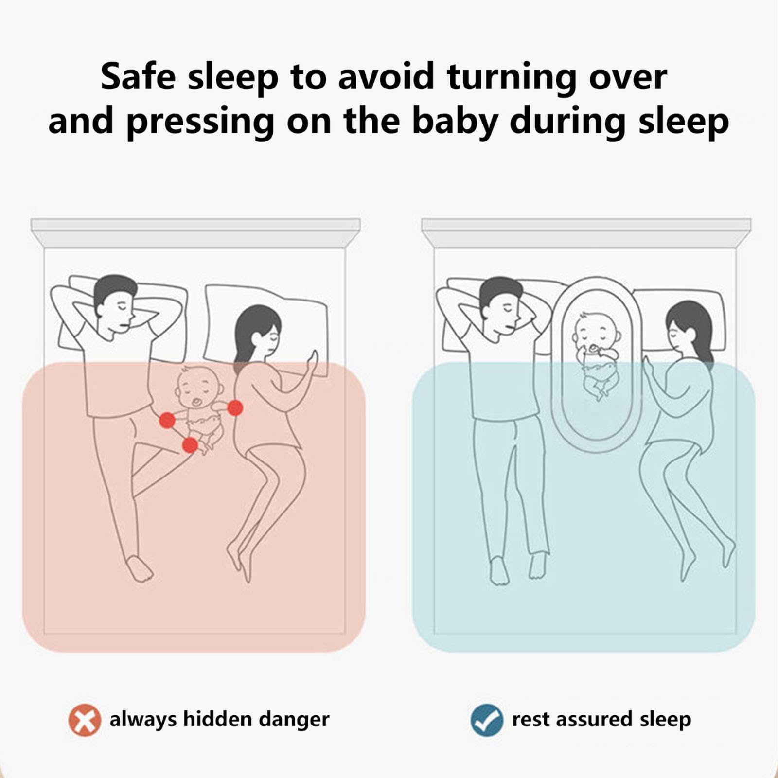 0-12 Meses Reductor De Cuna, Algodón Transpirable Reductor Cuna Desmontable Y Lavable Varios Estilos Colecho Cama Móvil,Pink
