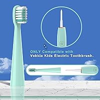 Vista 2 de 10 cabezales de repuesto para cepillos de dientes compatibles con Vekkia Kids Blue Dragon, cepillo de dientes eléctrico, suave y cómodo para dientes