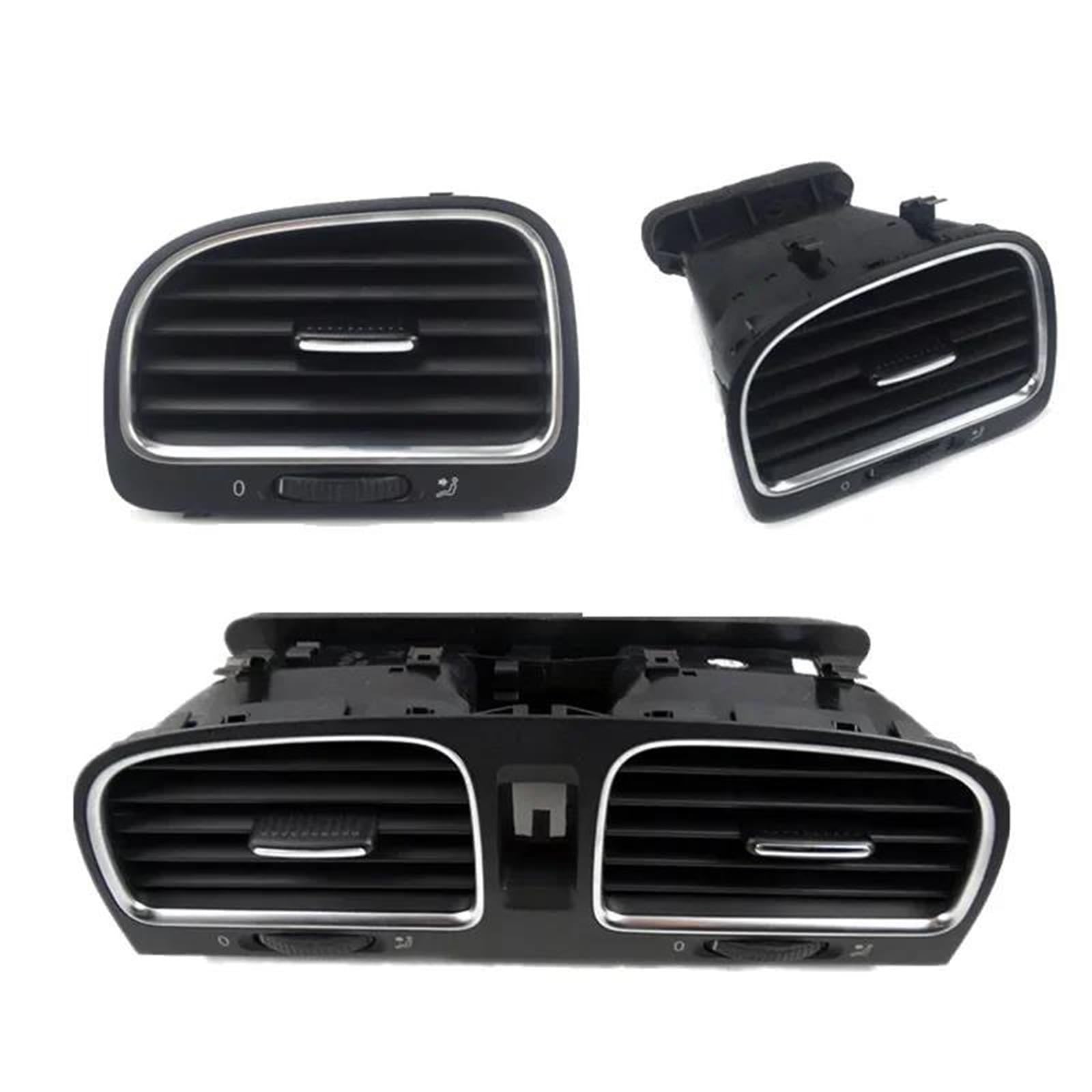 Grilles de ventilation chromées d'aération VW Golf 6 MK6 finition premium