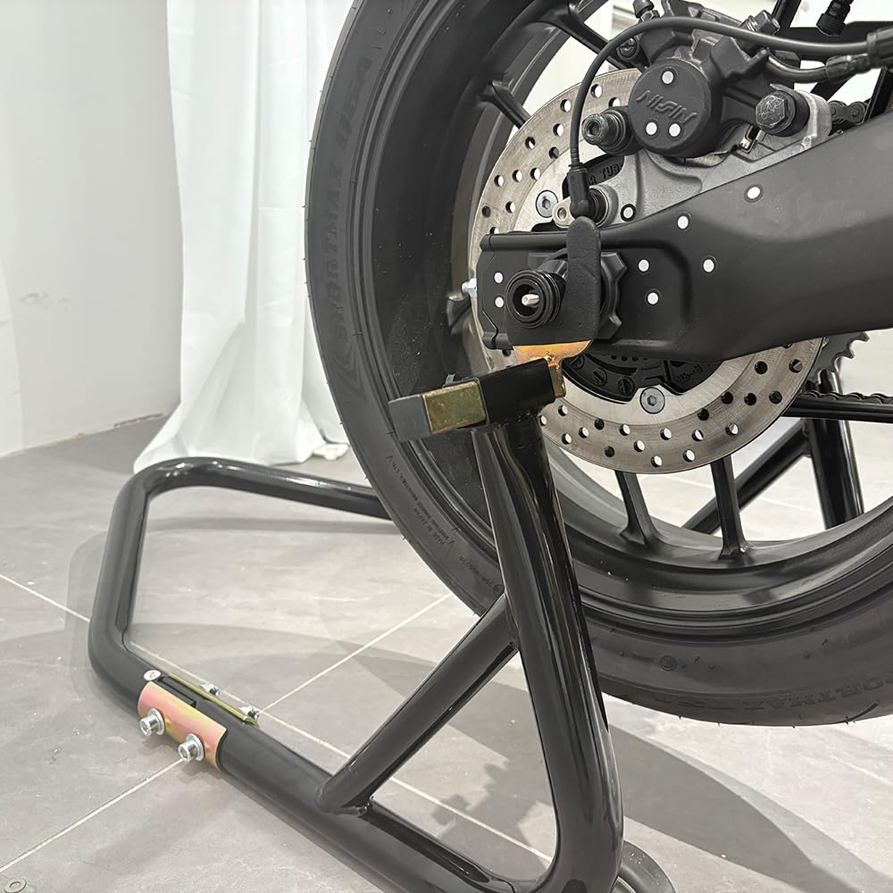 Pour MT07 MT 07 FZ07 2014-2024 2025 2026 Accessoires Moto Béquille Bras oscillant Support Bobines MT-07 Axe de Fourche Arrière Protection Patins Anti-chute (Noir)