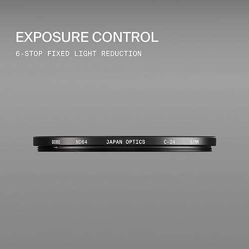 Miniatura 3 de Gobe Filtro de lente ND ND64 (6 Stop) de 1.693 in (2 picos)