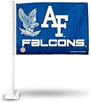 Vista 38 de Rico Industries Bandera de coche de doble cara de la NCAA, gran accesorio para automóvil