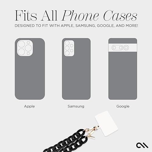 Miniatura 8 de Case-Mate Cordón cruzado para teléfono  cadena funciona con todos los teléfonos Correa manos libres - Colgante para teléfono celular - Soporte de