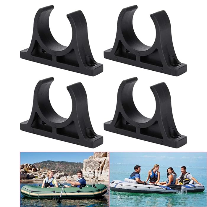Buy Luckycivia 2 Pairs Kayak Paddle Holder, Plastic Inflatable Boat