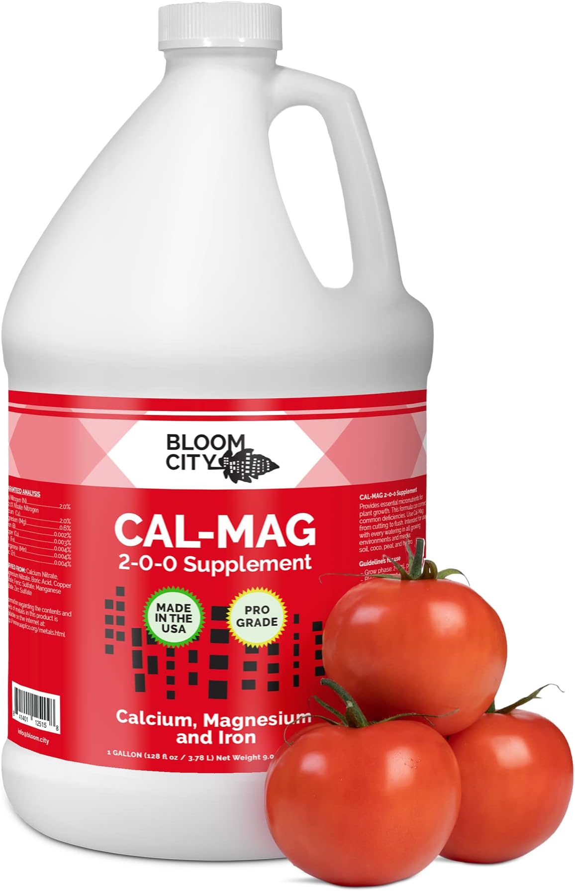 Professional Grade Ultra Pure Cal-Mag Growing Fertilizer,Gallon (128 oz)