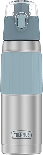 THERMOS Botella de hidratación de acero inoxidable, 18 onzas, gris