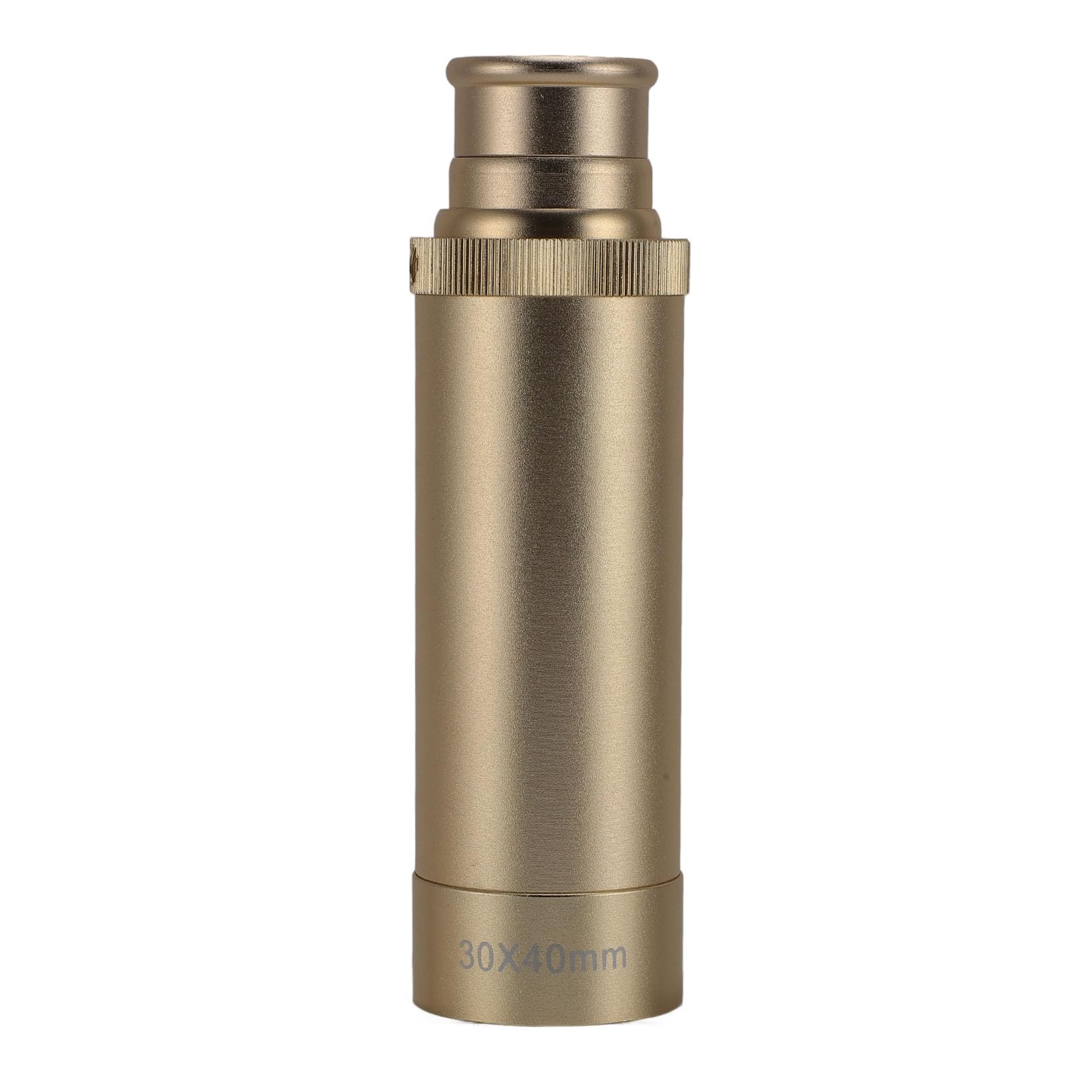BTSEURY Vintage Monocular, Retro Telescope, Zoomable 30x Magnification Portable Handheld Vintage Monocular for Travel Camping Sailing Golden