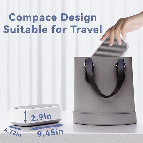 Miniatura 6 de Máquina limpiadora ultrasónica, 22 onzas (21.6 fl oz), 48 KHz, 40 W de máquina de limpieza de joyas, adecuada para limpiar anillos, gafas, relojes,