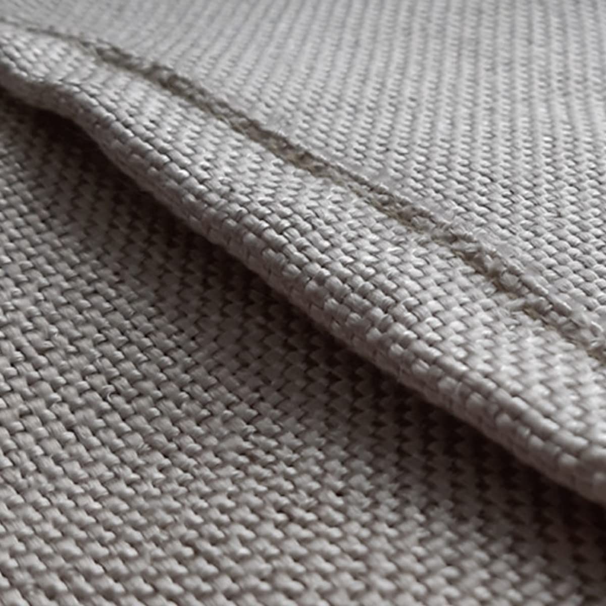 Toile anti chaleur 2 x 2 m ignifugée M0 Couverture anti-feu 550°C Fibre de verre induction Polyuréthane Haute protection