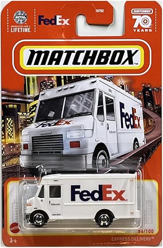 Matchbox FedEx Express Delivery Truck 56/100 fundida a presión