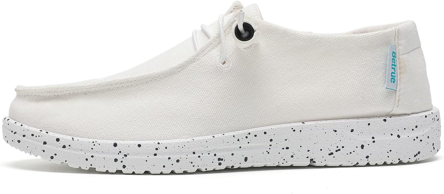 Betrue Lightweight Boat Shoes for Women, Womens Casual Loafers, Womens Slip On Deck Shoes, Breathable Canvas Walking Shoes for Women - Image 7