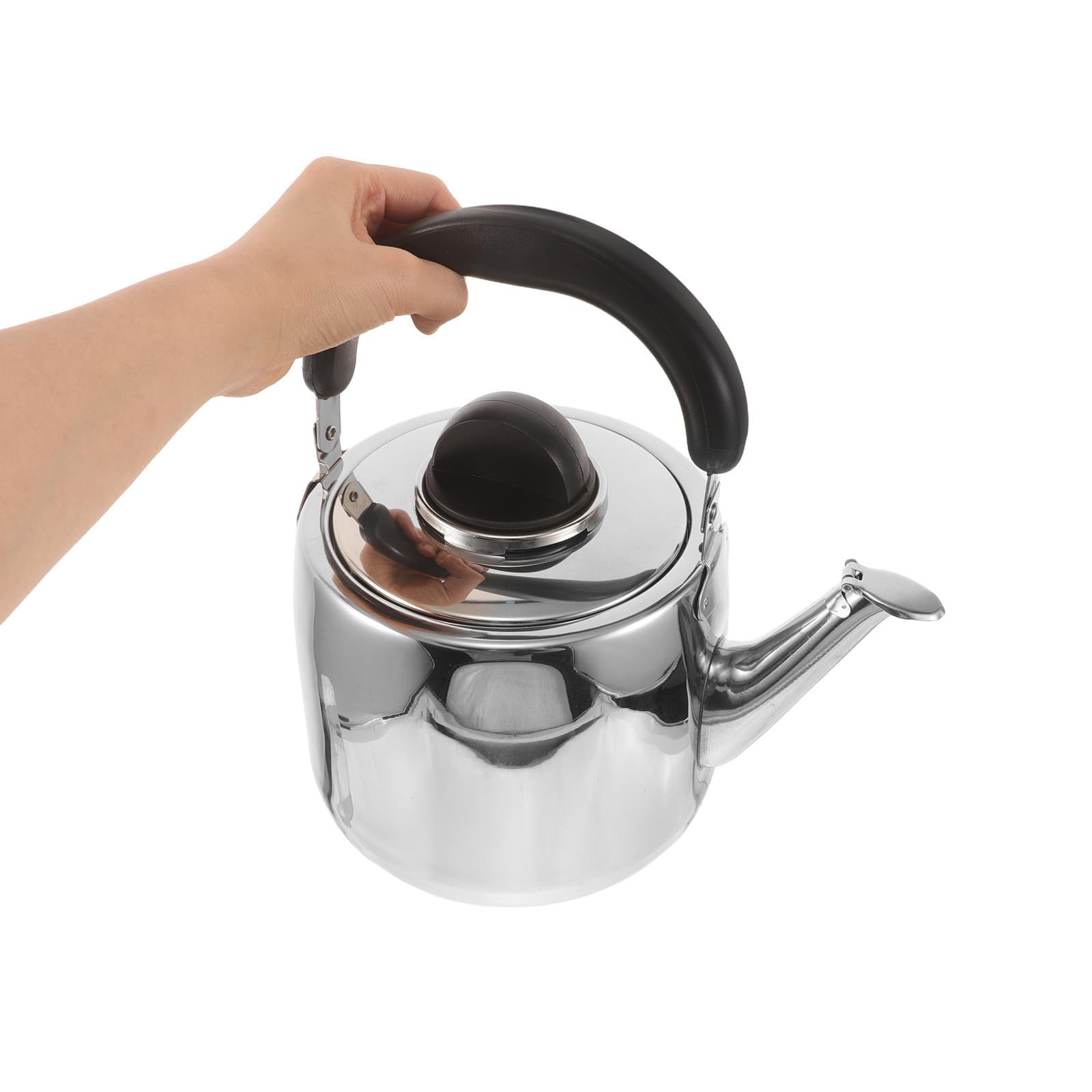 Hervidor Silbante de Acero Inoxidable de 4 L para Estufa