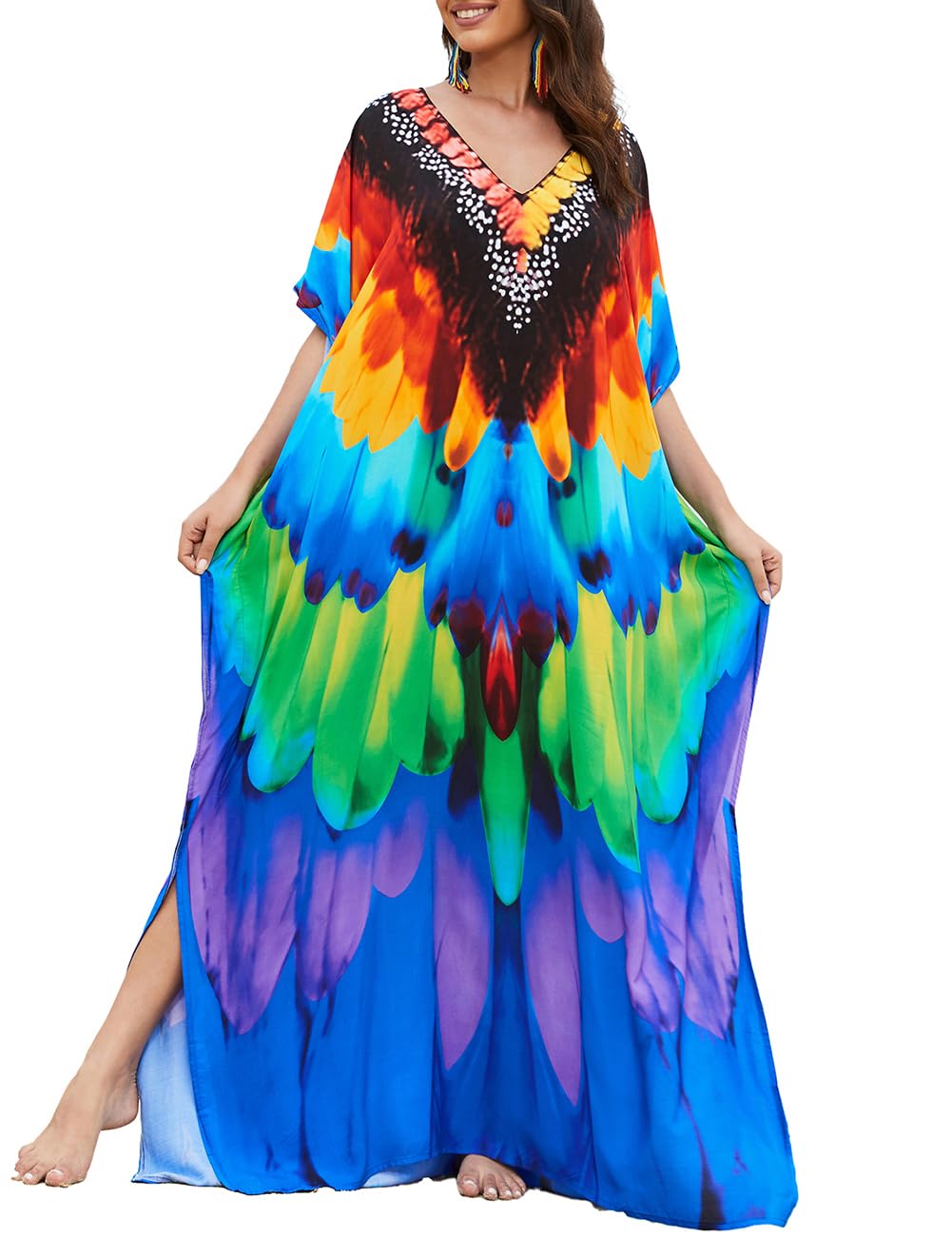 Bsubseach Bikini Bohemio para Mujer para bañador Kimono cárdigan — view 10
