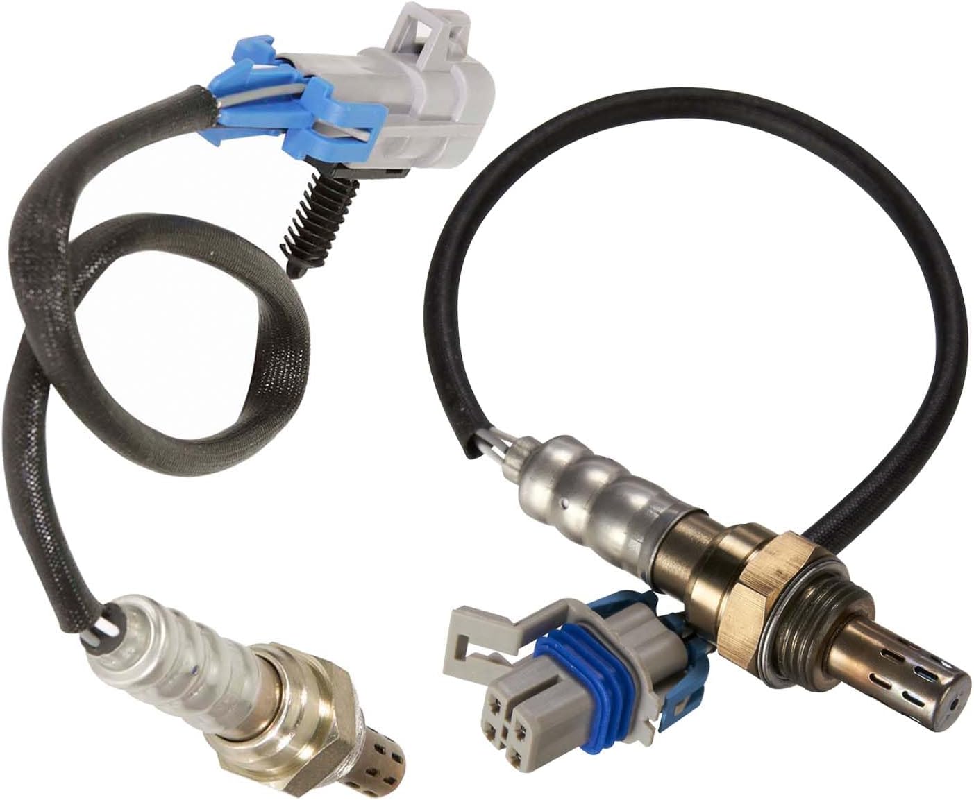 Maxfavor 2Pcs Upstream and Downstream O2 Sensor Oxygen Sensor Fit for Cadillac 2004 2005 Deville 2004 Seville 4.6L,for 2004 2005 Pontiac Bonneville V8 4.6L 02 Sensor 234-4668 234-4346