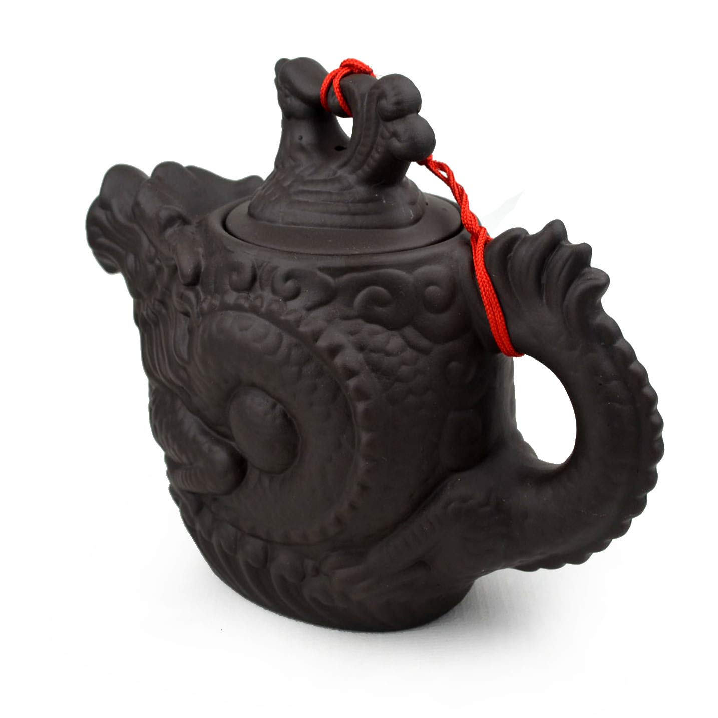 Théière Yixing Zisha 150ml - Style Xishi En Sable Rouge - Pour Thé Authentique Et Fermentation