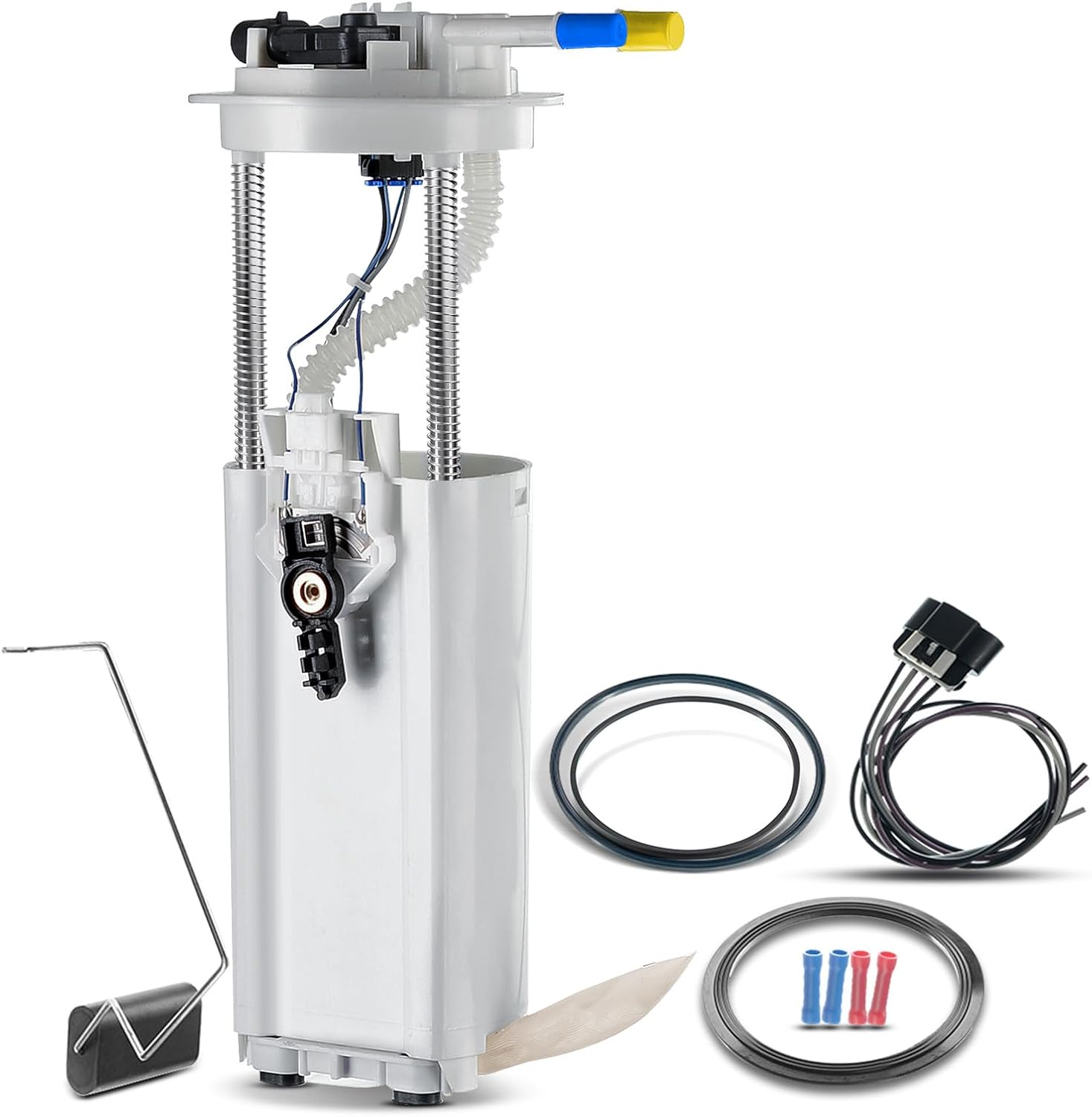 YHTAUTO Fuel Pump Compatible with Buick LeSabre Park Avenue Cadillac DeVille Seville Oldsmobile Aurora Pontiac Bonneville, Electric Fuel Pump Assembly w/Pressure Sensor Sending Unit