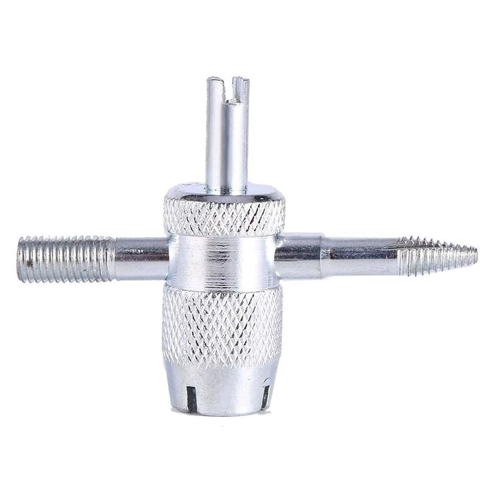 Laosting-R Valve Core Remover Tool 4 in 1 Tire Valve Stem Removal Tool Tire Stem Core Remover for Car, Motorcycle, Bicycle