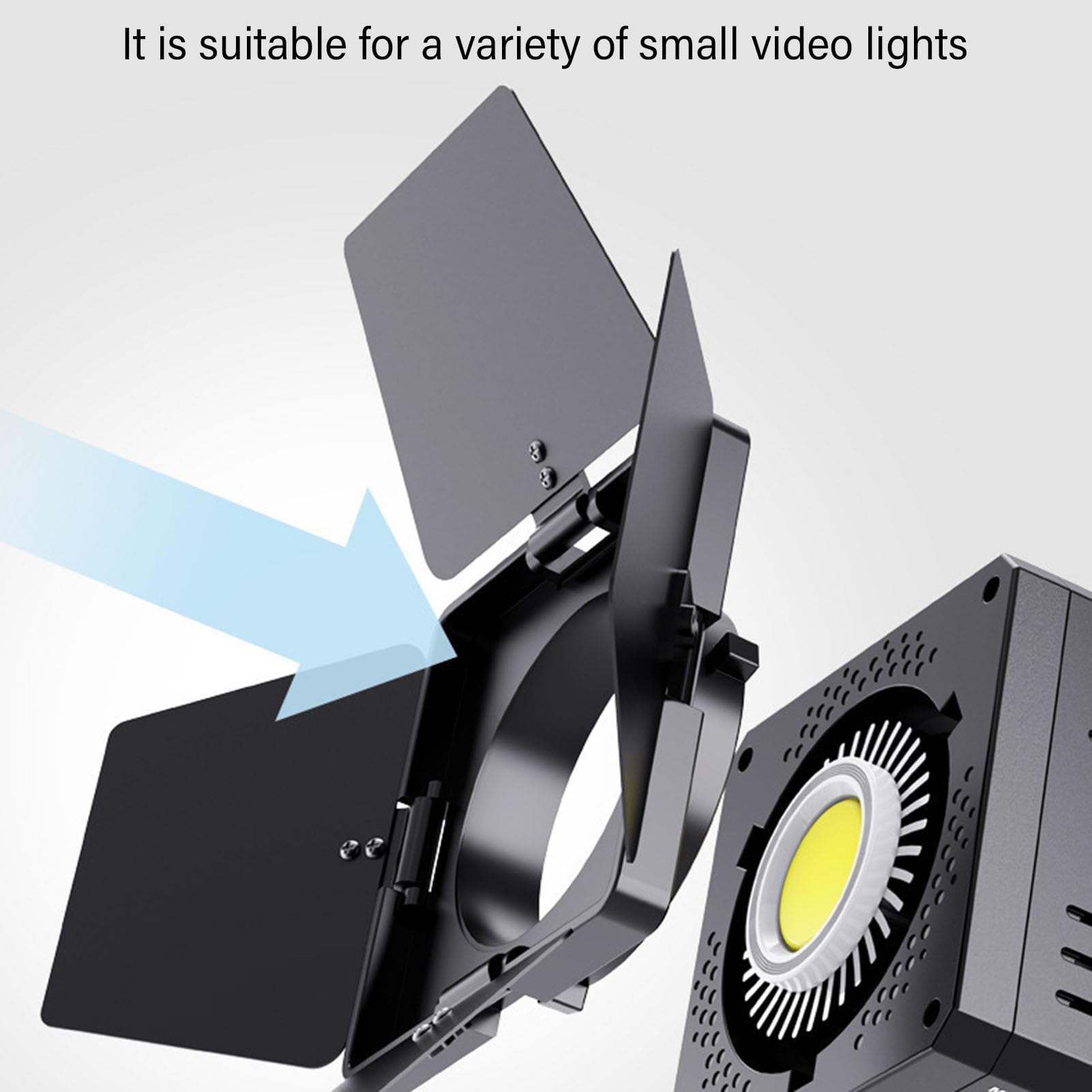 VBESTLIFE PRISTIER DE LA Ligne À Quatre Leaf pour LA Lumière Vidéo, pour Mini Bowens Mount, Compact et Portable, pour Les Portraits, LA Nature Morte et Le Vlogging