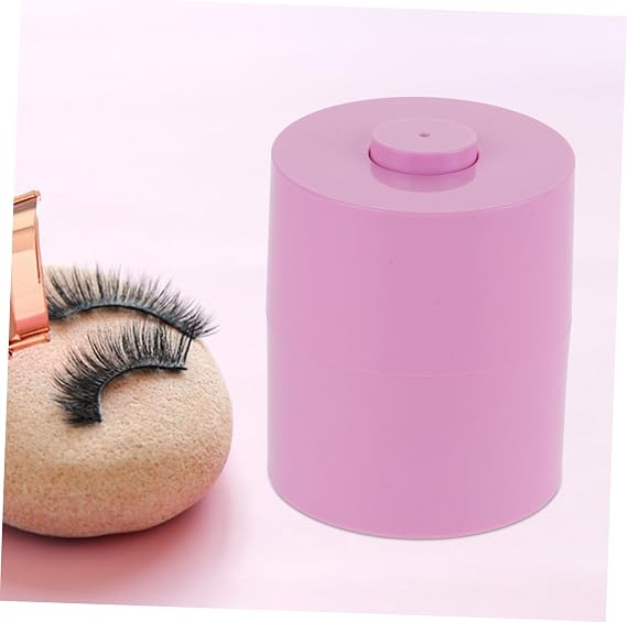 NOLITOY Eyelash Glue Sealed Jar Compact Storage Container for Eyelash Extensions Moisture Leak Design for Beauty Salons and Home Use