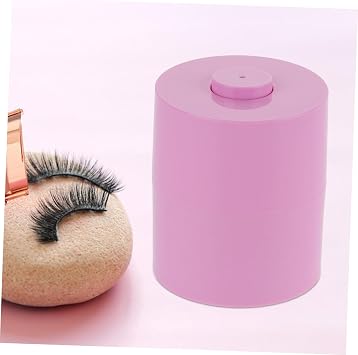 NOLITOY Eyelash Glue Sealed Jar Compact Storage Container for Eyelash Extensions Moisture Leak Design for Beauty Salons and Home Use