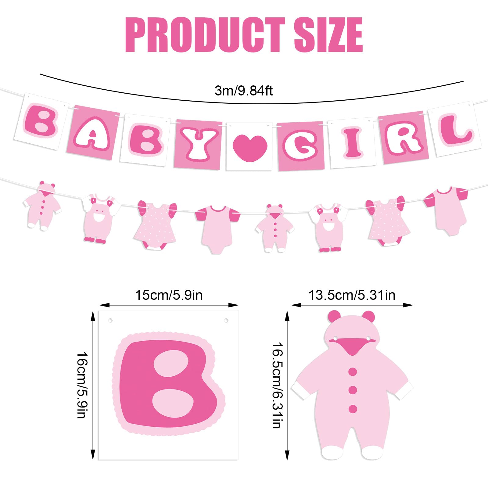 2pcs Baby Shower Banner - Image 2