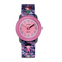 Toddler Girls Kids Children Watch,3D Cute Cartoon Breathable Fabric Band Japanese-Quartz Wristwatches Time Teacher Gifts Watches for Kids Girls Toddlers Hide-and-Seek