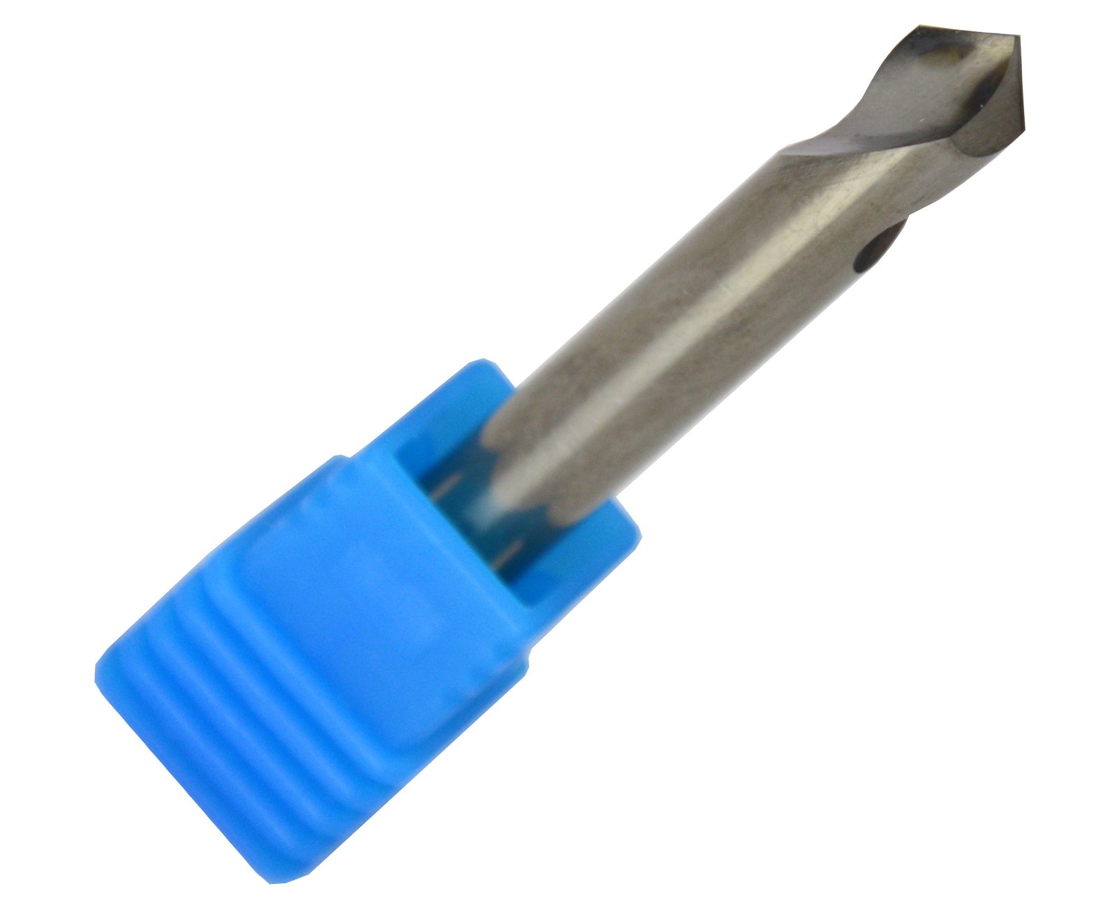 Wokesi 8mm Cutting Dia,60mm OAL,Uncoated,2Flute,Straight,90 Degree Point Angle,HRC45,Metric,Solid Tungsten Carbide,NC Spotting Drill Bit Centering Drill Center Tool,Slow Spiral,Cutting Tools